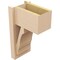 Ekena Millwork 8-in W x 12-in D x 20-in H Balboa Block Rough Cedar Woodgrain TimberThane Outlooker, Primed Tan OUTUR080X12X20BOA44RCPR - alternate 6